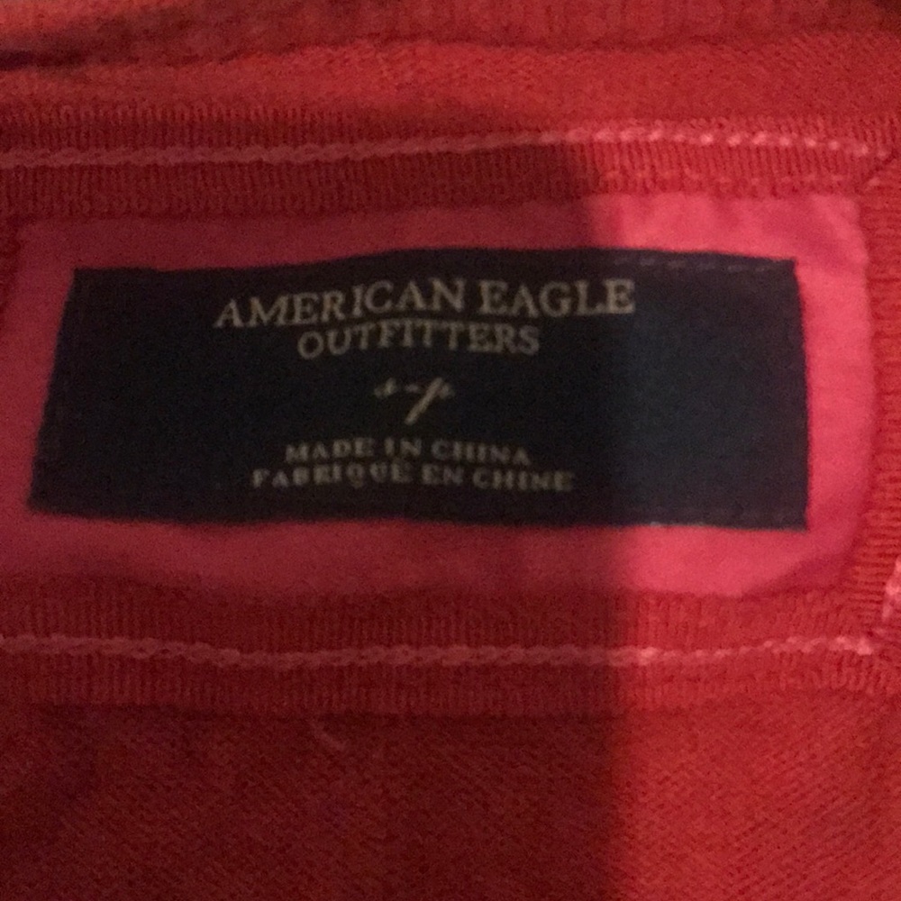 American Eagle V-neck button up sweater